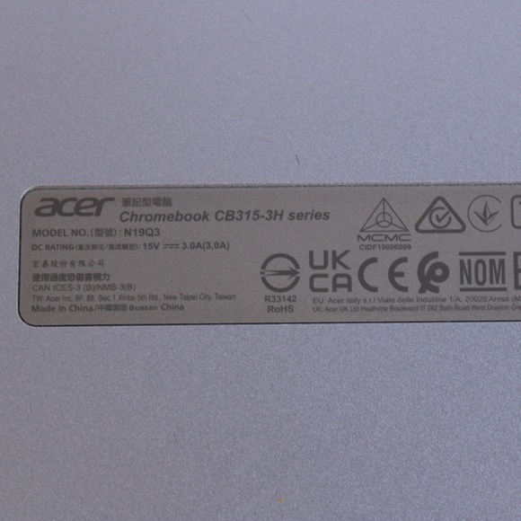 Acer Chromebook 15 CB315-3H 15.6" Laptop | Silver - Picture 5 of 8